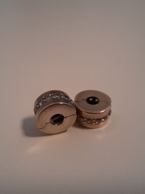(2) Pandora Clip Charms (Stoppers)
